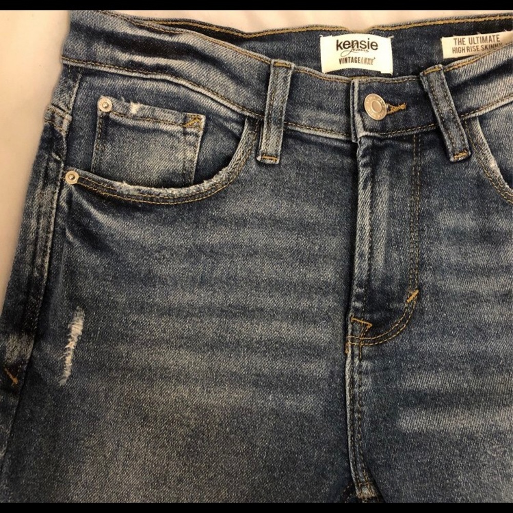 Kensie high rise skinny jeans
